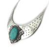 Les Trésors De Lily [N0293] - Turquoise 'Kilimanjaro' Designer Necklace