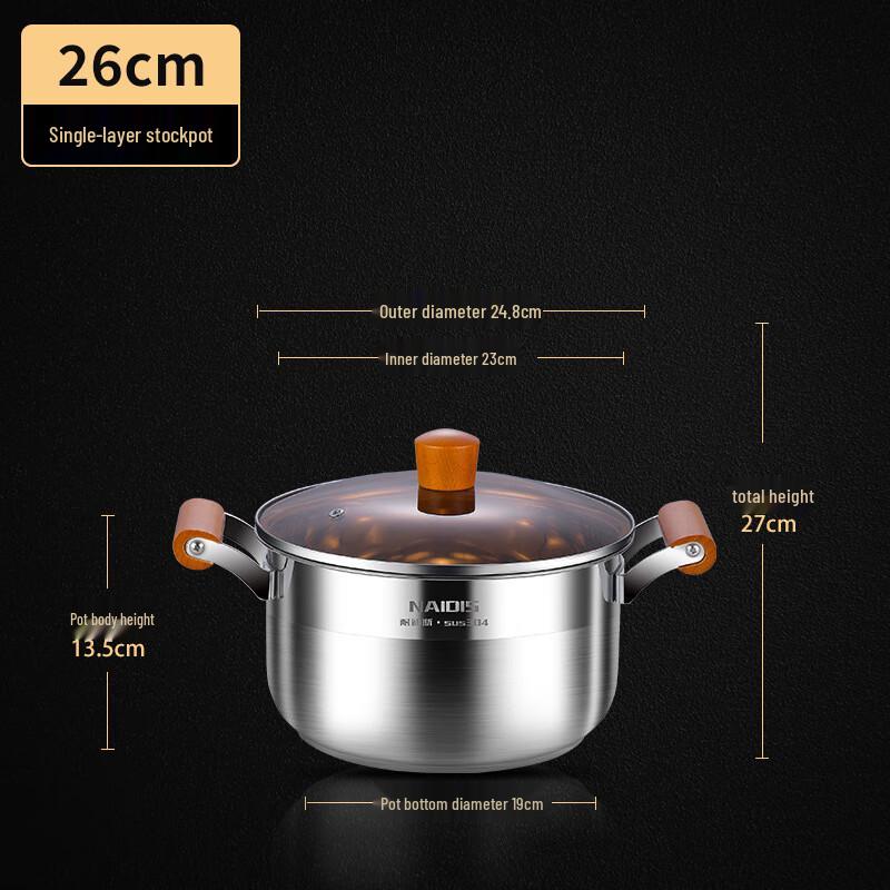 Lilang 304 Stainless Steel Soup Pot