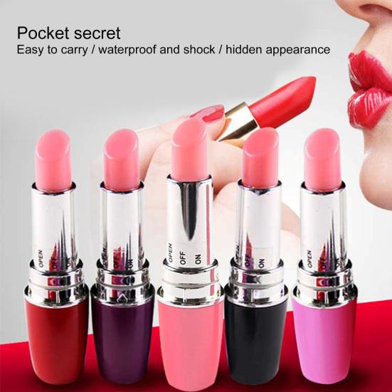 G-spot Stimulator Waterproof Exquisite Smooth Wireless Safe Increase Joy ABS Lipstick Female G-spot Massager Masturbator Adult Products