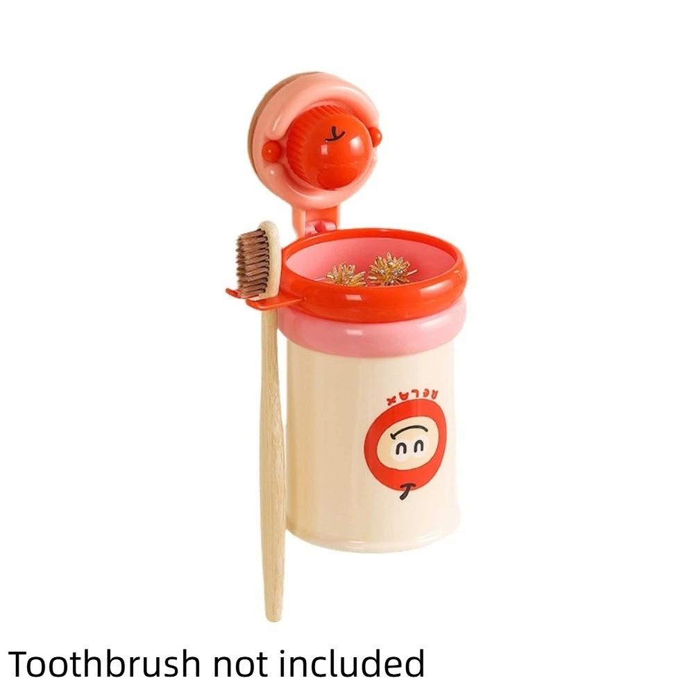 Detachable Wall-Mounted Holder Space Saving Electric Toothbrush Holder  Kitchen розовый