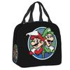 Mario Super Mario Lunch Bag Elementary School Student Insulated Lunch Box Handheld Meal Bag Ice Pack