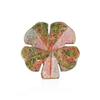 1pc Natural Stone Four Leaf Clover Carving Figurines Ornaments Reiki Stone Crafts Home Tabletop Decoration Gift