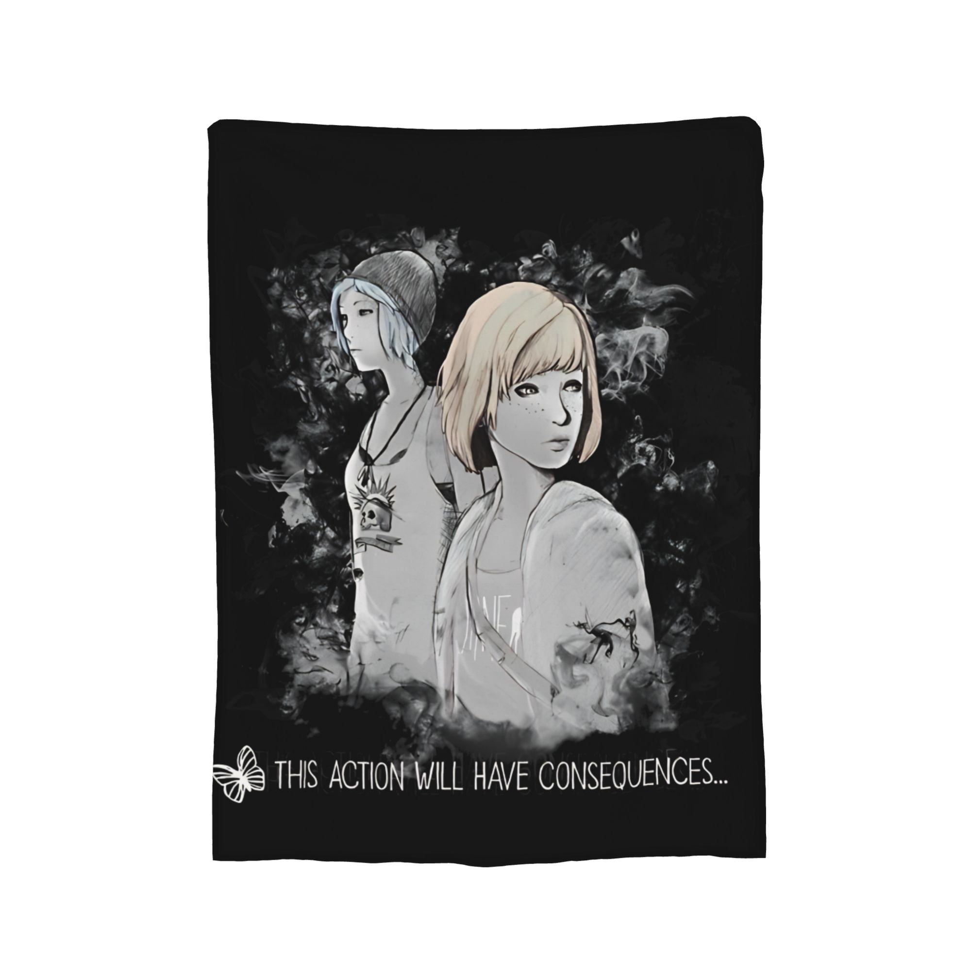 

Life is strange tribute Blankets Flannel Novelty Warm Throw Blanket for Bed Sofa All Season 75x90cm