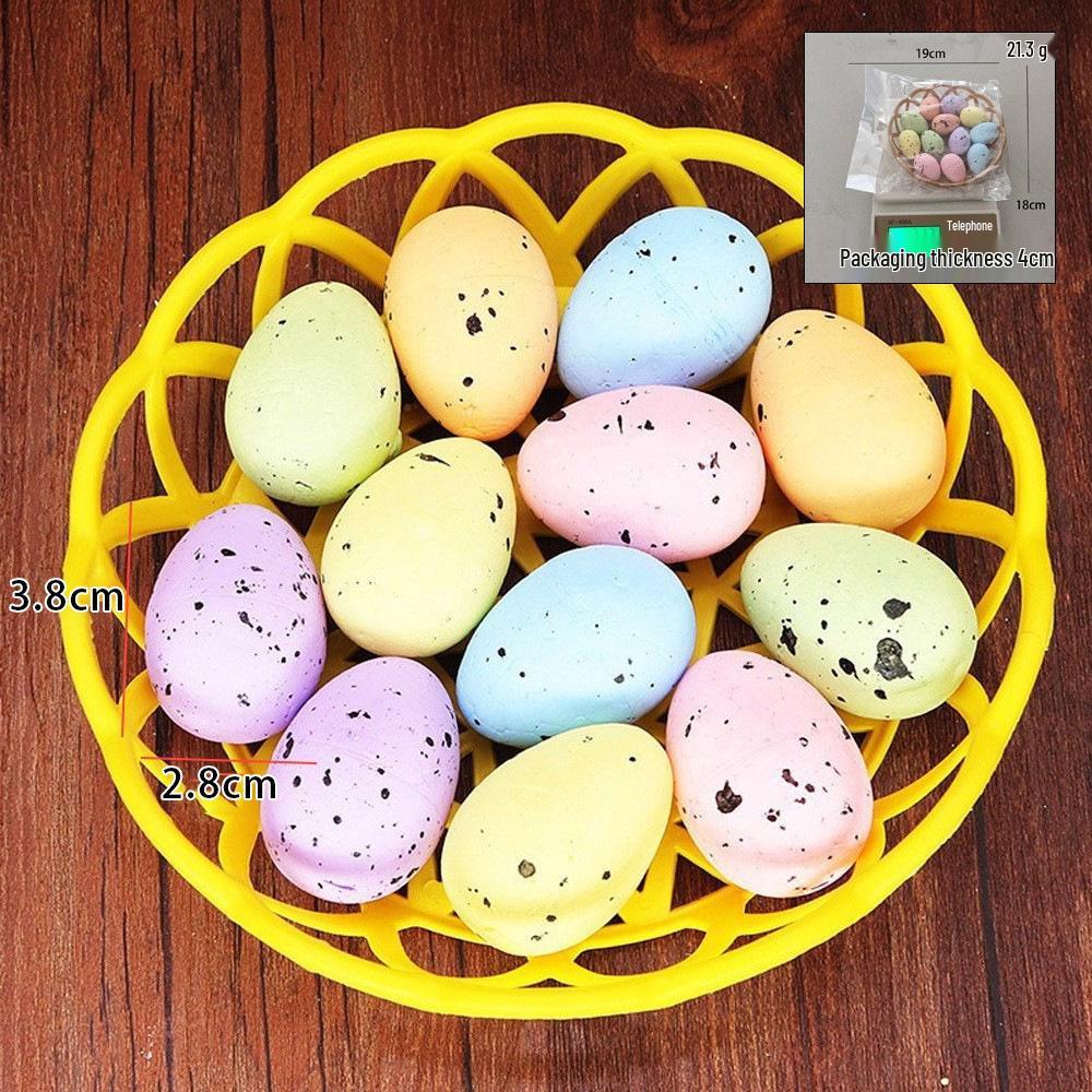 W magazynie: Kolorowe Piankowe Jajka Wielkanocne 3x4cm do Świątecznej Dekoracji