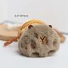 Creative Capybara Anime Plush Coin Purse  Kawaii Mini Coin Purse Round Cartoon Bags Pendant Headphone Organizer