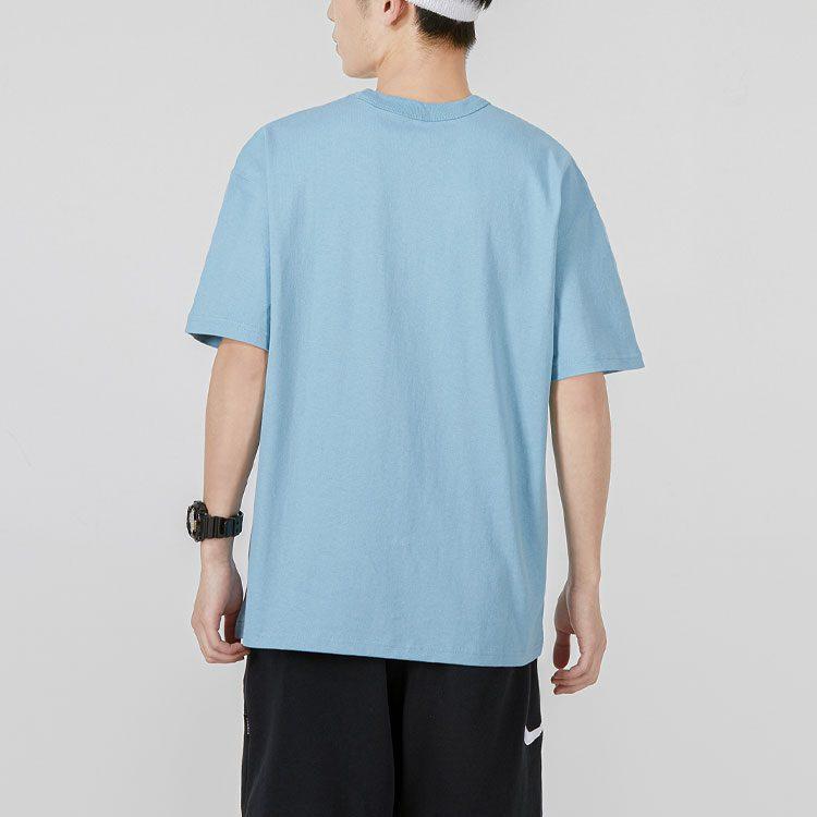 Nike T Shirts Men's Blue Crew Neck Moderate DV3317-494
