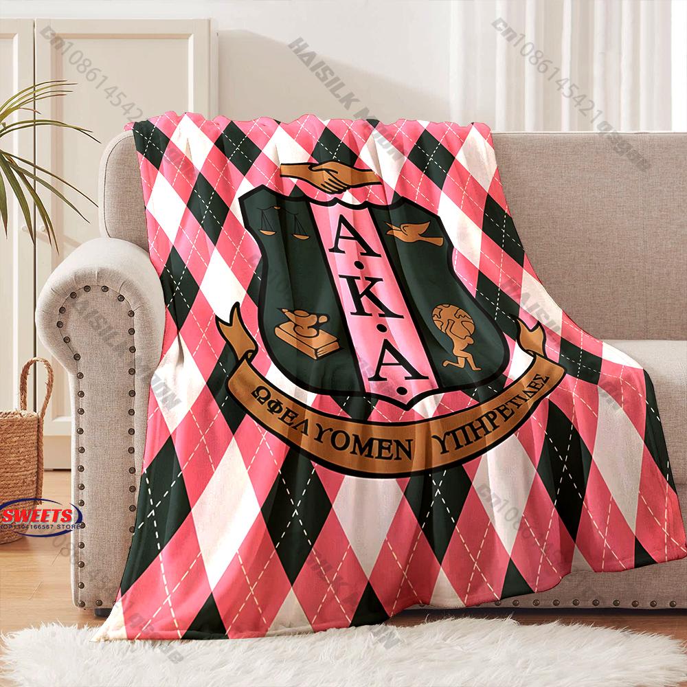 New Arrive! Multi Size AKA Theme Printed Blanket, Bedroom Living Room Sofa Office Nap Travel Camper Shawl Blanket, Funny Gifts