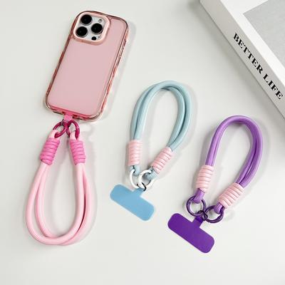 New Handwoven Universal Lanyard Mobile Phone Universal Lanyard Wrist Strap Short Rope Hand Strap Hand Rope Decorative Pendant
