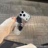 Makeup mirror electroplated circumference brick is suitable for Apple 17promax mobile phone case iPhone16 women's 15 Samsung s26.