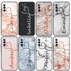 PERSONALISED ROSE GOLD MARBLE NAME For Samsung Galaxy A34 A54 A14 A24 A72 A52 A32 A22 A12 A51 A71 A13 A23 A33 A53 Phone Case