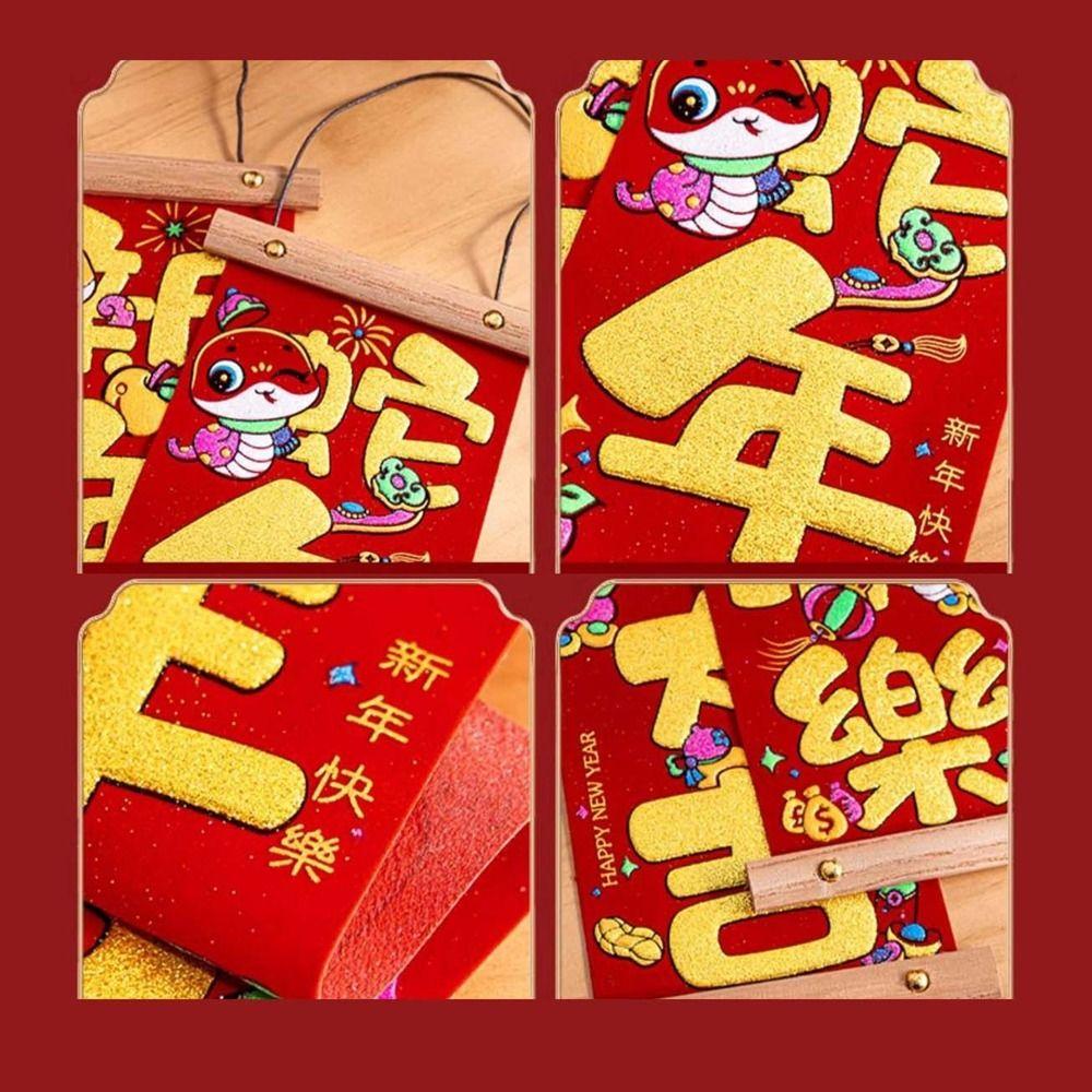 Chinese Style New Year Decoration Couplet Spring Festival Fu Character Pendant  Housewarming