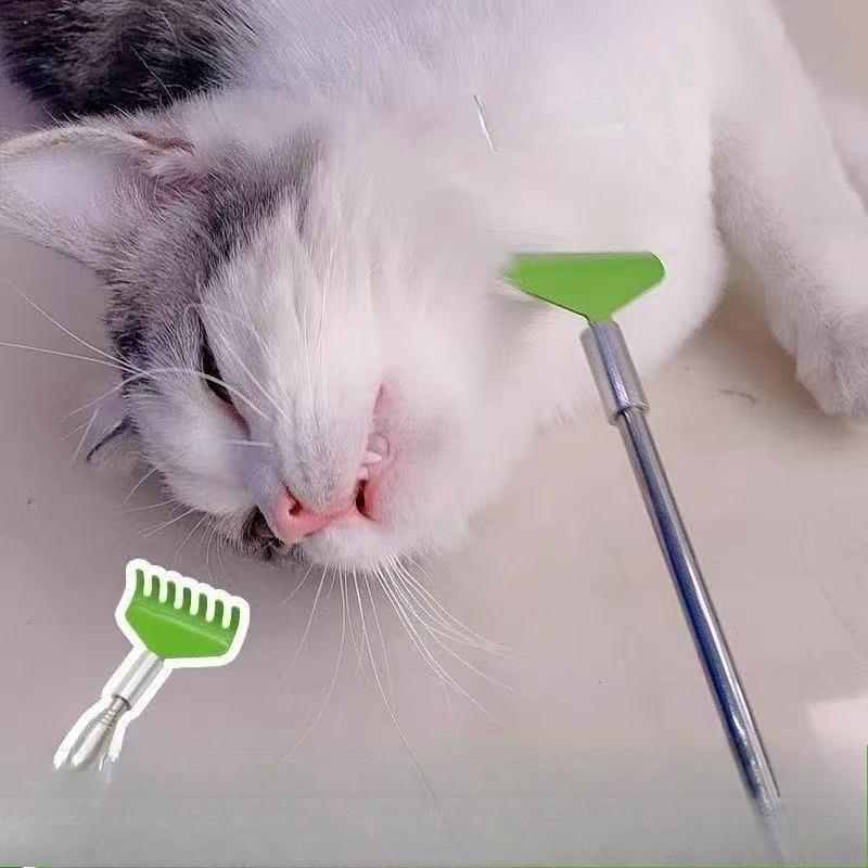 Retrattile per Animali Domestici Solletico Portatile Artifatto per Graffiare Cane Gatto Interattivo Giocattolo Solleticare Accarezzare Gatti Interattivo