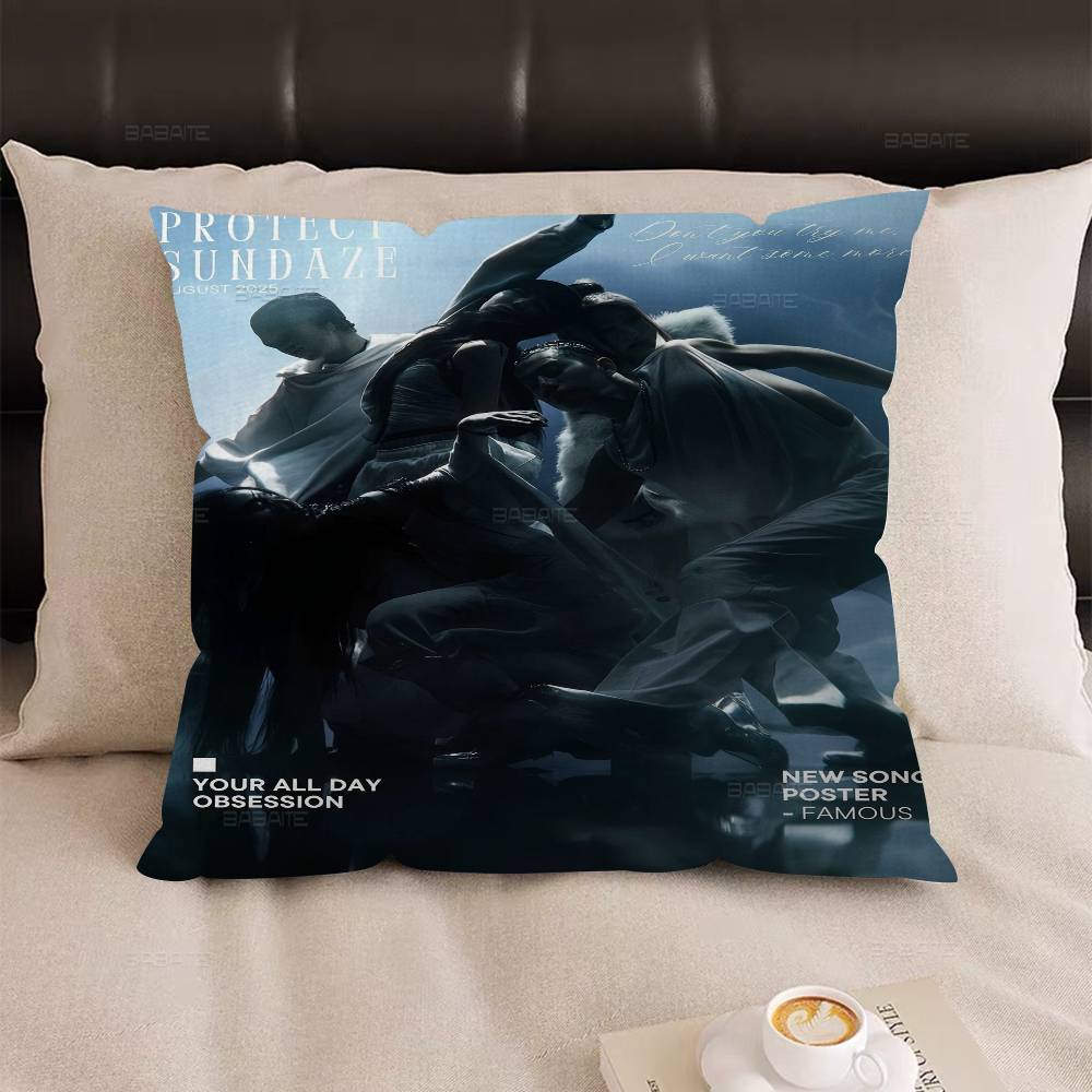 Kpop ALLDAY PROJECT Pillow Anime Pillow Sofa Bed Head Pillow Cover Cushion Cover 45x45 Cm Fashion