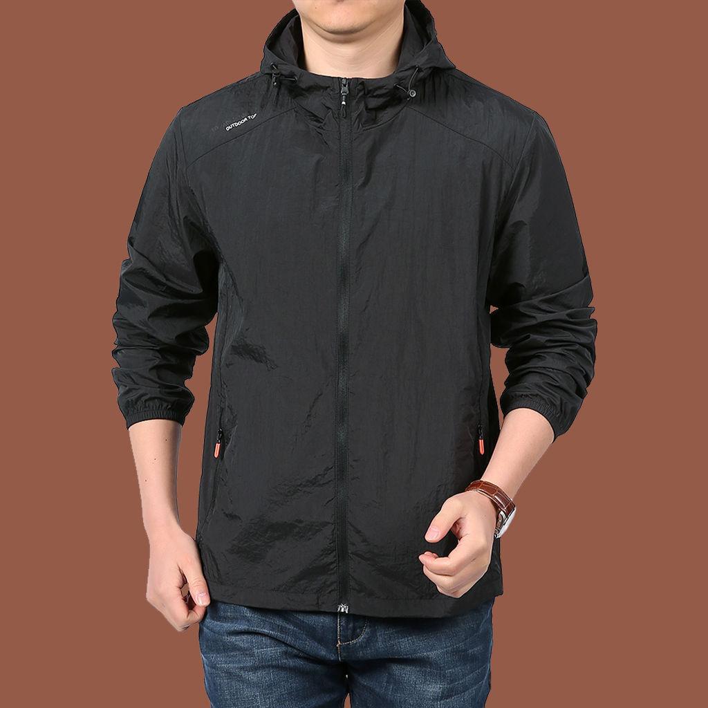 UPF50+ Thin Ice Silk Sun Protection Jacket for Men and Women Summer Sports UV Protection Skin Clothing Breathable M-5XL