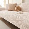 Winter Plush Sofa Cushion Thicken Anti-slip Sofa Cover Towel Warm L Shaped Universal Sofa Slipcovers for Living Room Decoration