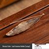 Fisherman Fishing Line Incense Holder: Indoor Tea Ceremony Ornament, Alloy Incense Burner Base.