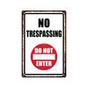 Vintage Warning Tin Sign  DO NOT DISTURB Metal Decorative Plaque Iron Painting Wall Decor for Man Cave Room Cafe Park