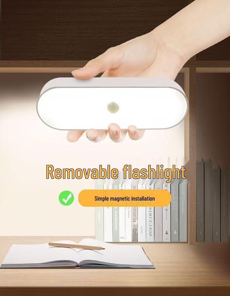 Smart Wireless Night Light - Rechargeable, Sound-Controlled, Motion-Activated for Home