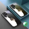 Lucky Four-leaf Clover For Samsung Galaxy S20 FE S21 22 23 Plus S24 Ultra S25 Edge S24Ultra 22Plus For Magsafe Glass Phone Casee