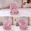 Openable Pink Furniture Jewelry Box Earrings Bracelet Ring Necklace Display Storage Cases Mini Armchair for Dollhouse