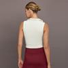 Womens 2-piece Yoga Set Sleeveless Color Block Top Skirt Golf Tennis Workout