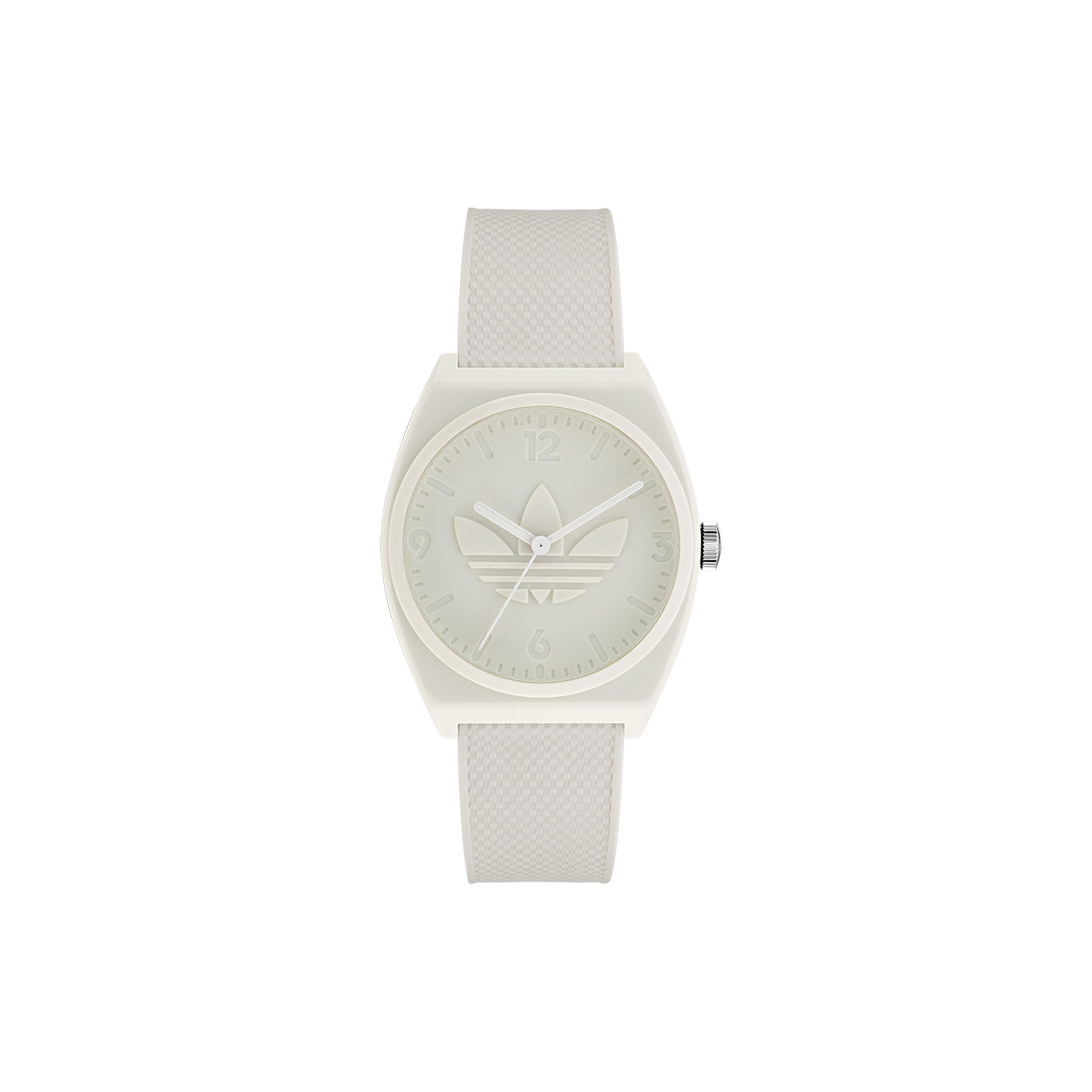 Adidas Originals Street Series White Watch Minimalist Design Quartz Movement Resin Strap White Dial Unisex watches AOST220352I White