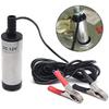 12V/24V DC Fuel Transfer Pump Diesel Oil Water Submersible Electric Motor for Car Camping Fishing  Stain Steel Shell Portable