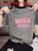 Cartoon Anime Graphic T Shirt For Women Summer Casual Loose Fit Cotton Top