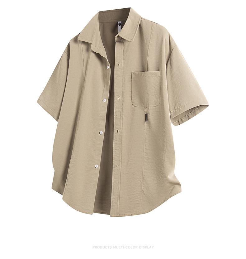 Short Sleeved Shirt for Men In Summer, Loose and Versatile, Casual Shirt