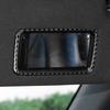 Real Carbon Fiber Car Accessories Vanity Mirror Frame Cover Soft Sticker For Lexus RX350 RX450h 2010 2011 2012 2013 2014 2015