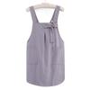 Cotton Kitchen Apron Cross Straps Korean Work Clothes Stylish Home Cooking Apron  Women