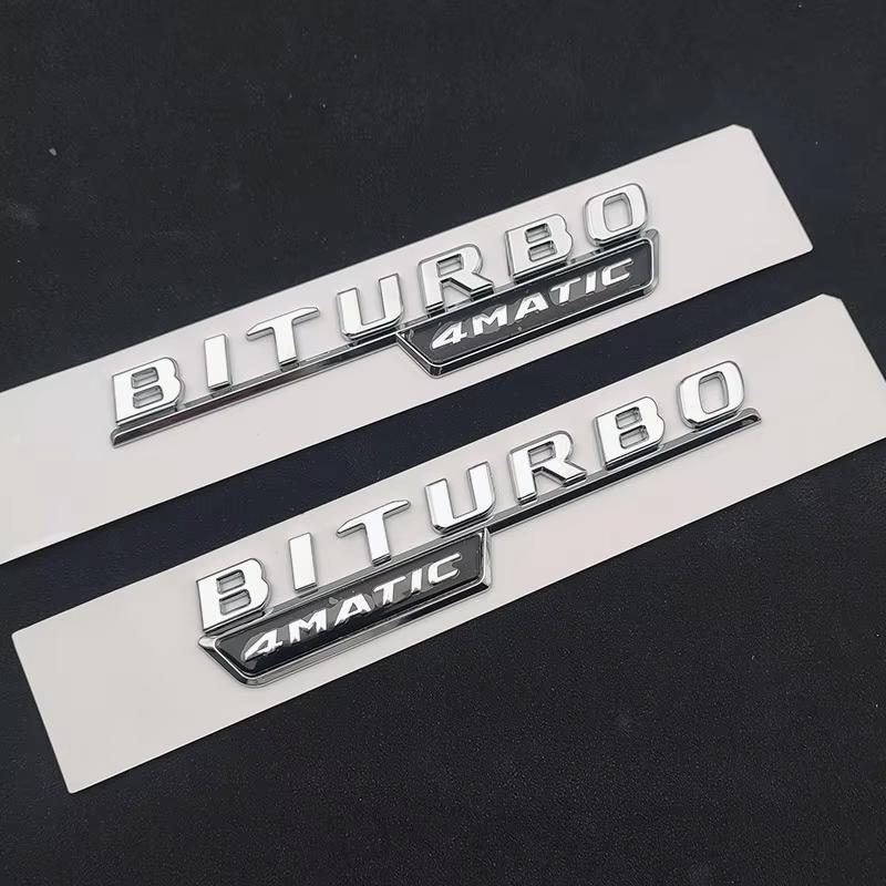 3D ABS Auto Heckklappen Emblem GLE 43 BITURBO 4MATIC Buchstaben Logo Abzeichen Aufkleber Für Mercedes Benz GLE43 AMG W167 W166 Zubehör JO7