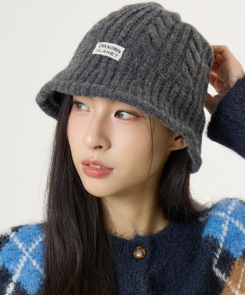 UNKNOWN PLANET Cable Bucket Hat 4 Colors
