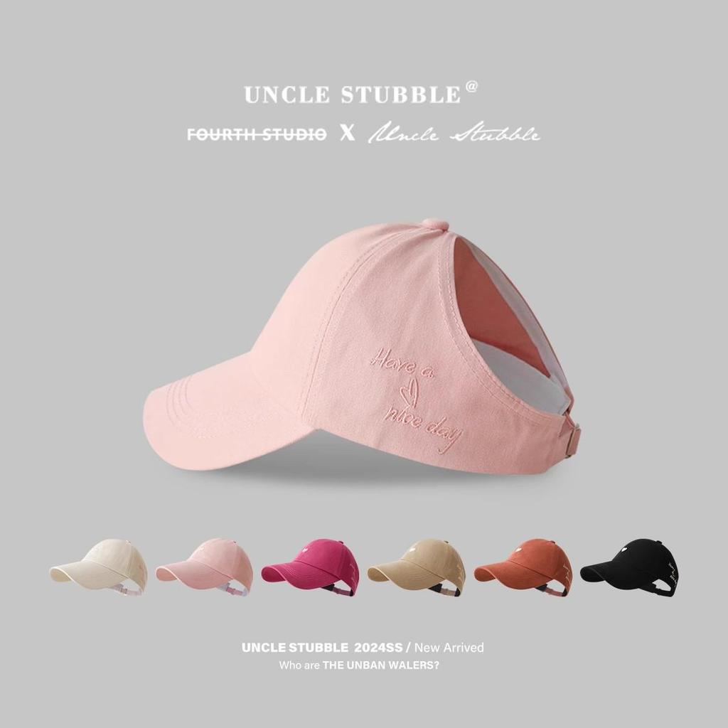 Women's Summer 2024 Ponytail Sun Hat: Open-Top Baseball Cap for Outdoor Sun Protection