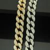 Men's Hip-Hop Diamond Cuban Necklace: European & American Style Gold Chain