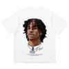 Summer Fashion Hip-Hop Basketball Face T-shirt Casual Trend Streetwear for Men And Women Youth Top