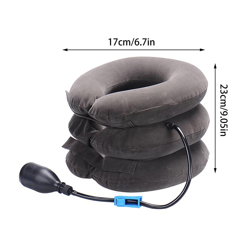 Comfortable Inflatable Air Neck Stretcher Cervical Neck Traction Brace Neck Massage Office For Home Relief Decompression