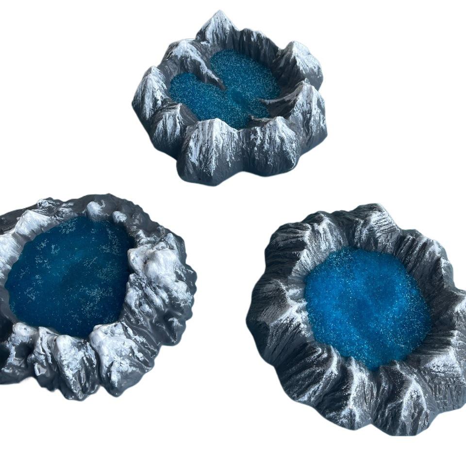 Mount Fuji Ashtray: Modern Japanese-Inspired Nordic Ornament for Living Room