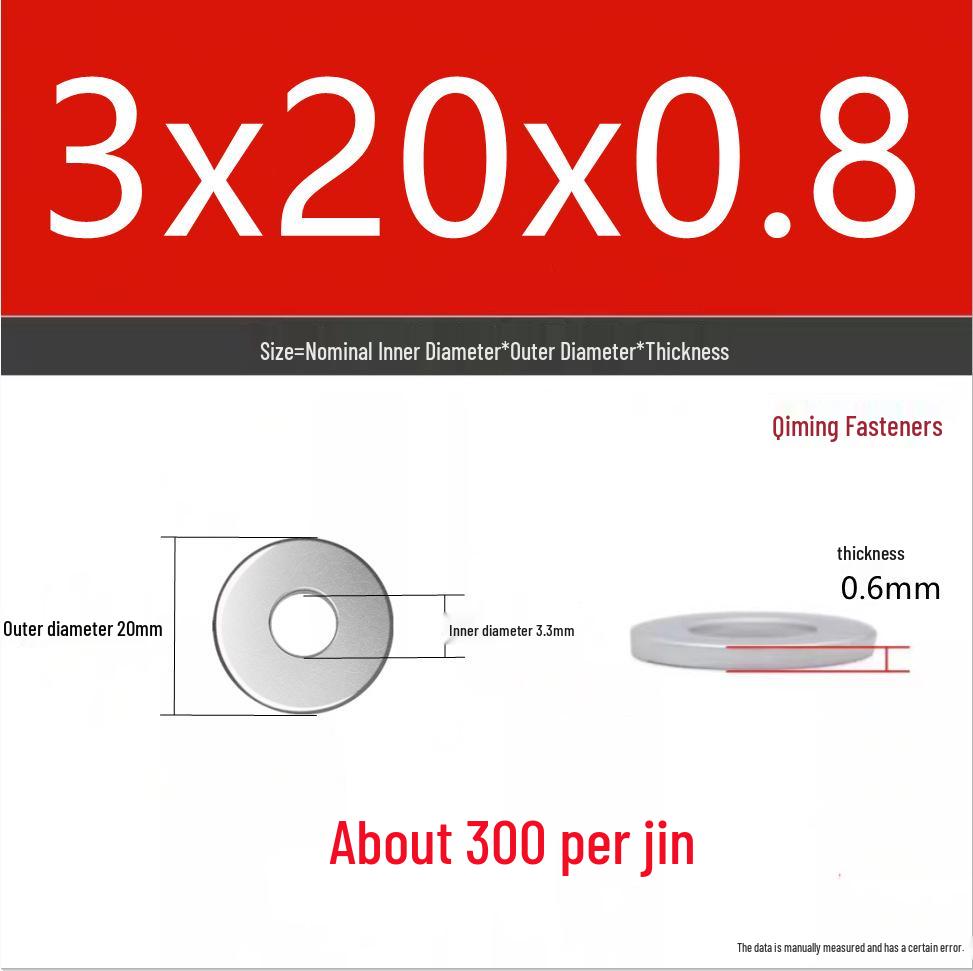 4.8 Grade Galvanized Iron Flat Washer M3-M40 Oversized Metal Screw Gasket Washer