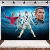 Spanish Football Player Theme Party Decoratiaons Soccer Star Balloon Set Boy Birthday Party Supplies Cr&7 Backdrop Banner Props