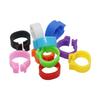 8mm Vogels Duiven Pootringen Kleine Pluimvee Pootring 10 Kleuren Plastic Duif Clip Kwartel Duif Pootring Huisdier Vogel Benodigdheden 100 Stuks