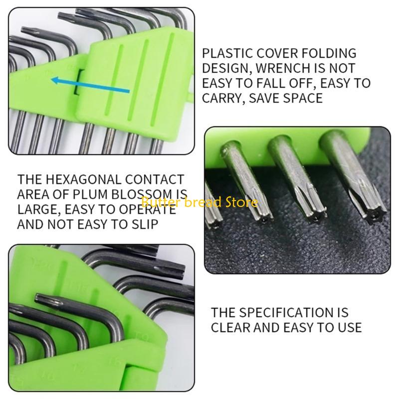 W89C Hex-L Keys Allen Wrench Tools Screwdriver Wrench Set for Hard Drive