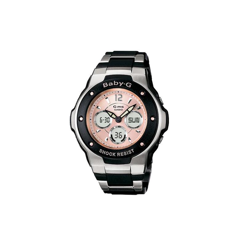 

Casio BABY-G Life Waterproof Quartz Movement Resin Stainless Steel Strap Japanese and Korean Watch 50.4mm Women s Watch Pink Dial MSG-300C-1B рожевий