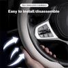 Nappa Leather Car Steering Wheel Cover for Jeep Avenger 2023 2024 2025 Ultra Thin Auto Steering Wheel Jeep Avenger Accessories