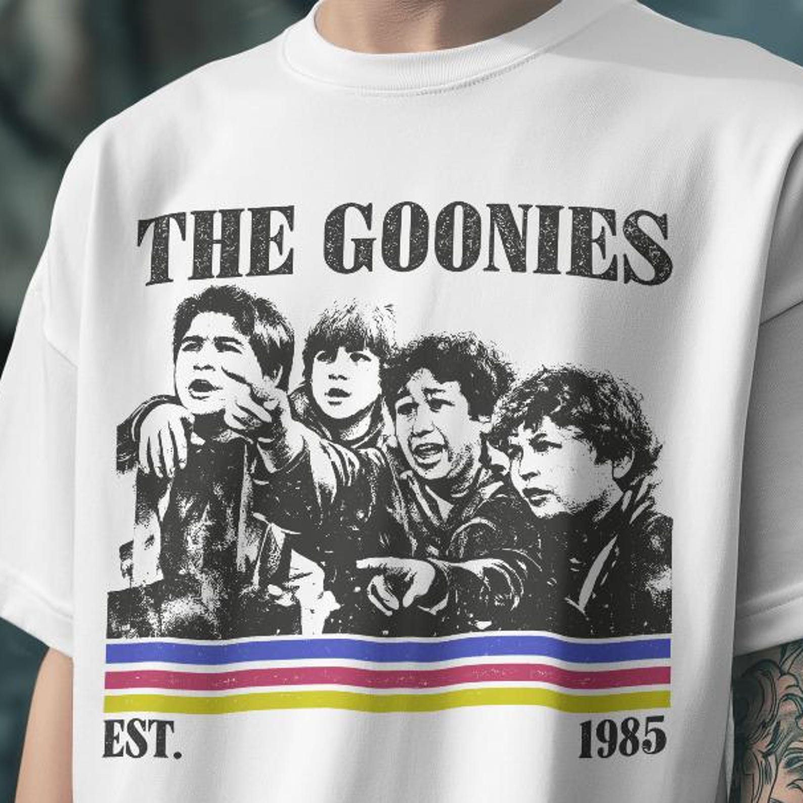 The Goonies Shirt - 80s Retro Movie Gifts S