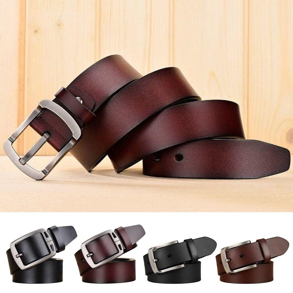 Black Coffee Buckle Waist Belt Trendy Brand Waist Strap Fashion Waistband