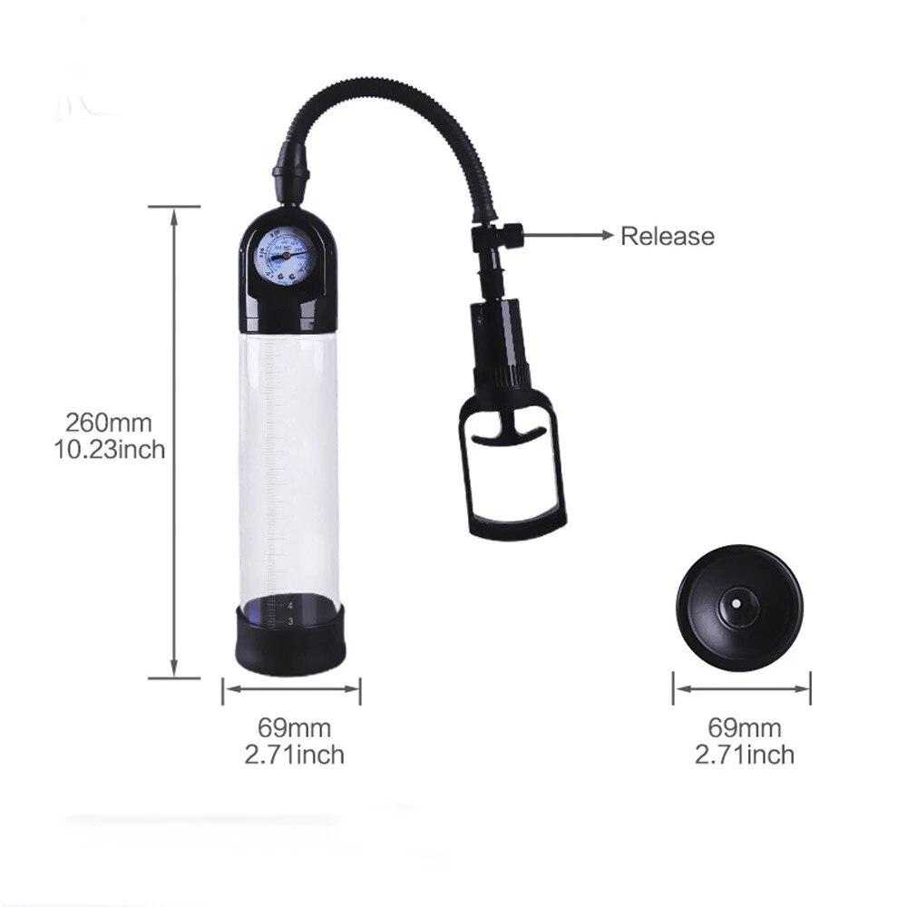 Electric Penis Pump Vacuum Pum Penis Extender Vacuum Pump Penile Enlarger Erection Male Masturbator  Sex Toys for