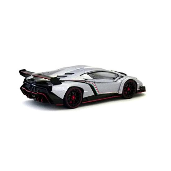 Kyosho Original Lamborghini Veneno Fertigprodukt 1/43 (Graue/Rote Linie)