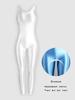Body da Fitness Scintillante da Donna con Canotta e Leggings 9/10