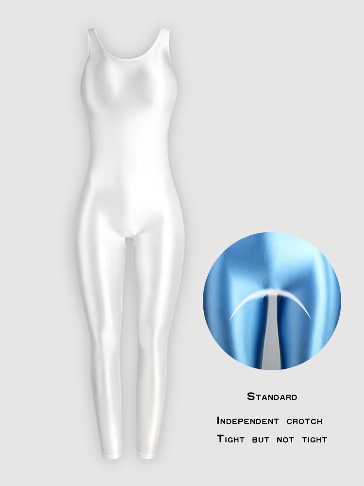 Body da Fitness Scintillante da Donna con Canotta e Leggings 9/10